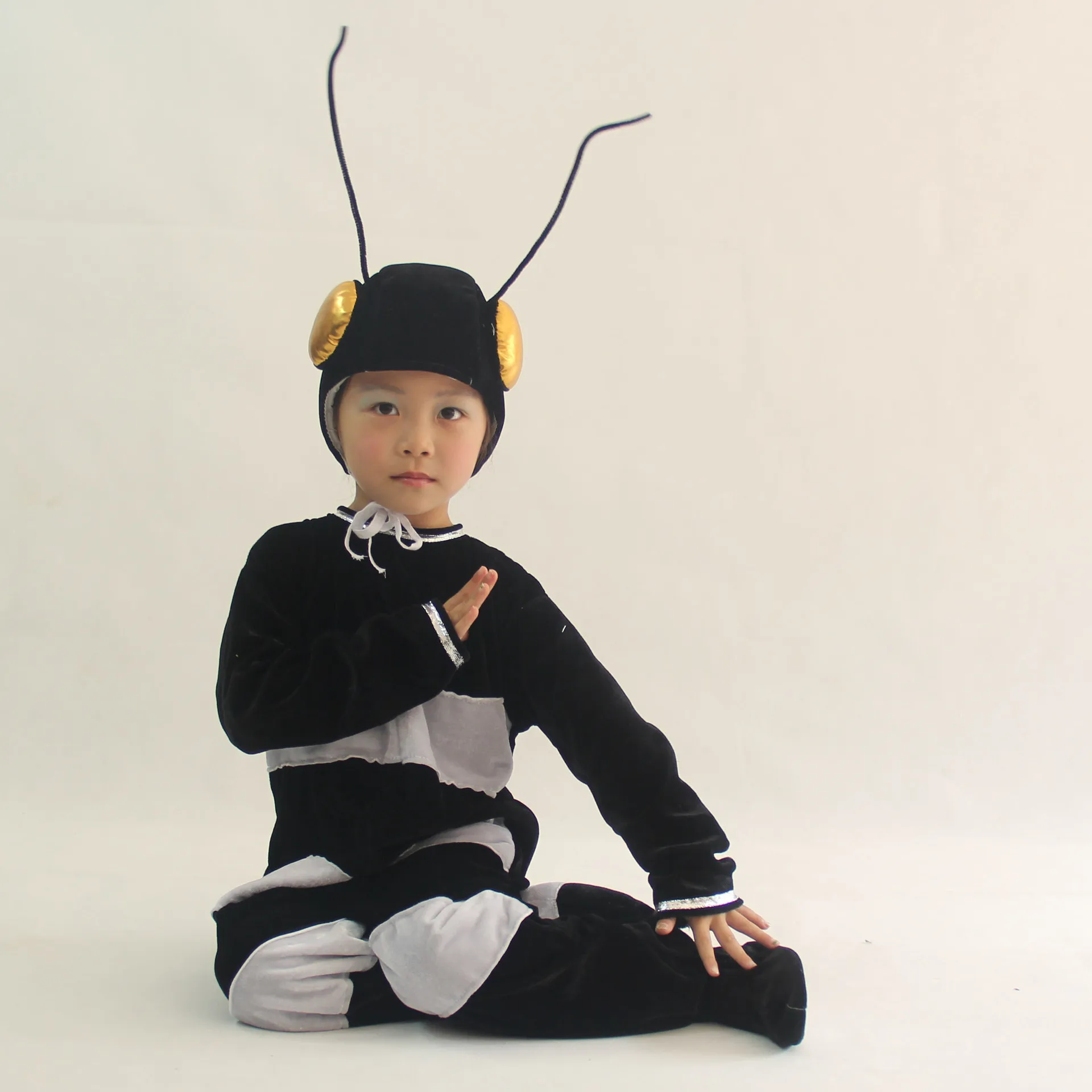 أسود أصفر النمل الحيوان هالوين زي أفخم قطعة واحدة تأثيري دعوى للأولاد الفتيات النساء الكبار