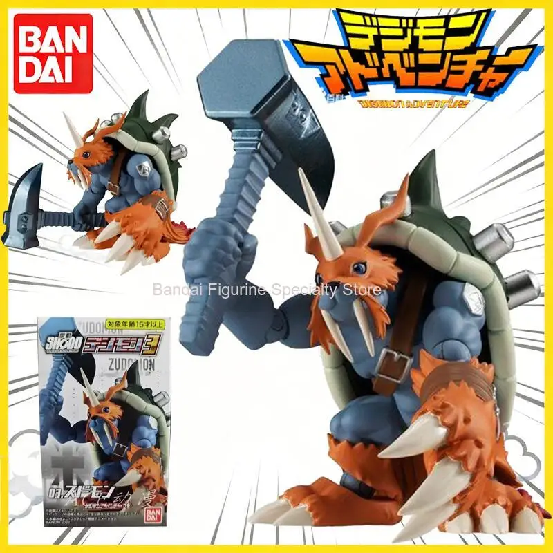 Genuine Bandai SHODO Digimon Tamers Zudomon Anime Collectible Figure - Unisex Collectible Giftt