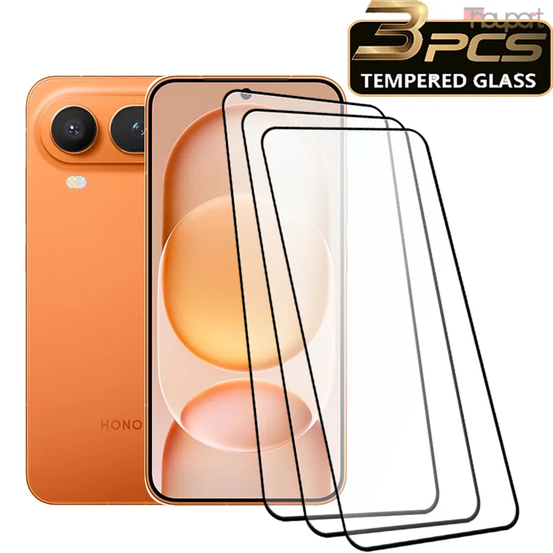 

3PCS For Honor Magic8 pro Air Screen Protector 9H Tempered Glass Anti-Scratch Full Glue Front Glass 6.31"