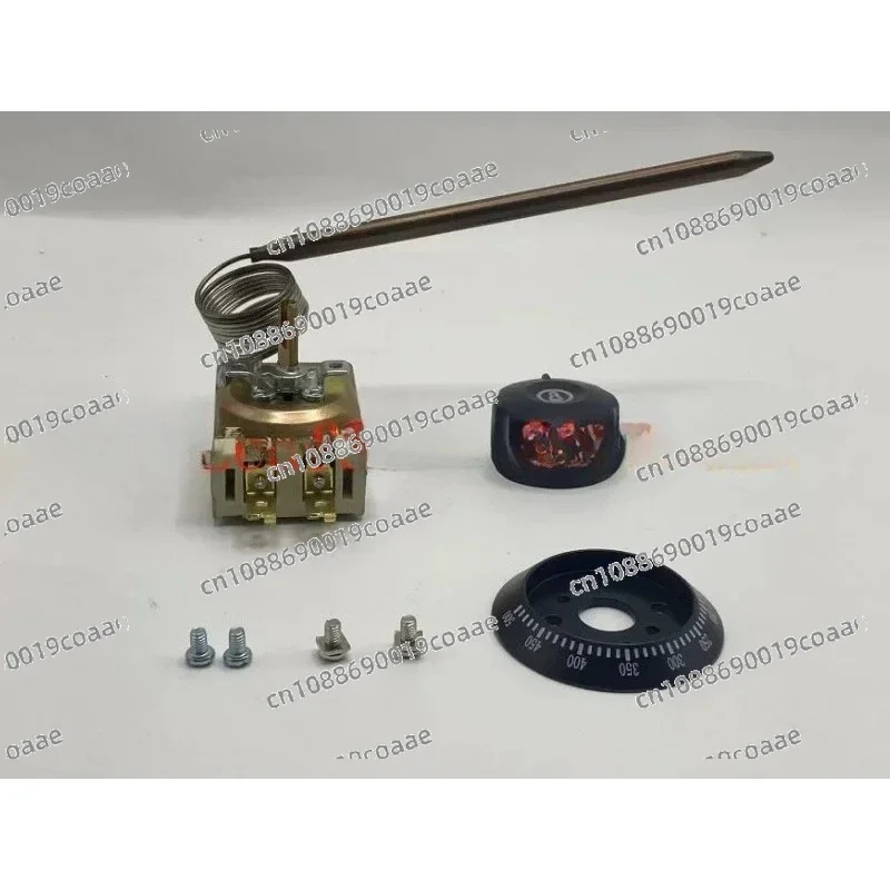 

Термостат для духовки для пиццы, ручка переключателя термостата, контроль температуры, высокая температура, 500-градусная электрическая духовка.