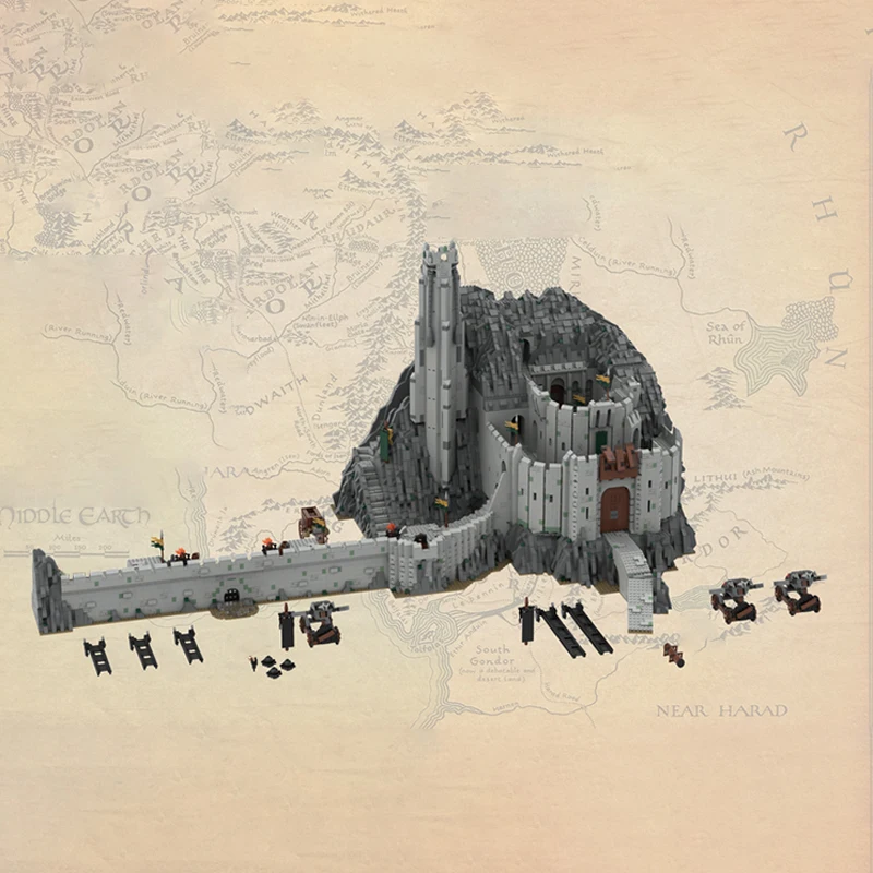 

НОВЫЙ 15775 шт. MOC «Запись колец» из фильма UCS, глубокая модель шлема, творческие идеи «сделай сам», детская игрушка, подарок на день рождения, строительные блоки