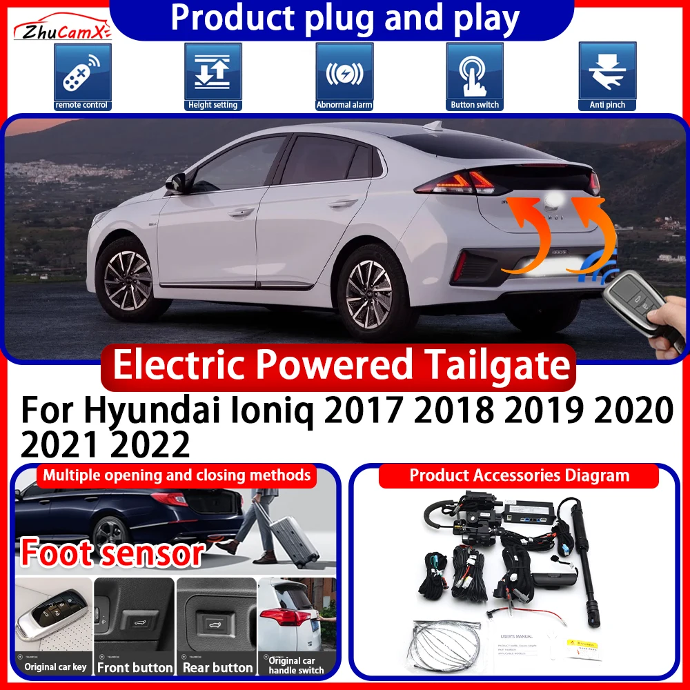

ZhuCamX OEM Powered Tailgate for Hyundai Ioniq 2017 2018 2019 2020 2021 2022 anti pinch Smart Intelligent Control Gate Lift Kit