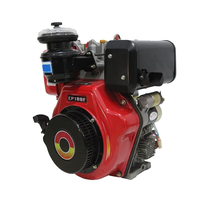 for High quality 188F 10 hp 7.5 KW 456cc 1 cylinder air cooled small diesel engine