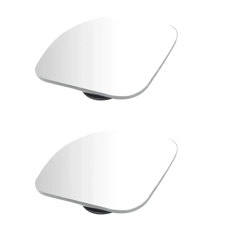 High Quality 2Pcs Arc Wide Angle Clear Slim Convex Blind Spot Rearview Side Mirror Glass For Car SUV Parking Reversing Auto Repl