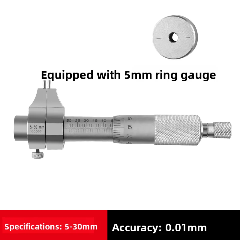 Internal diameter Micrometers inner inside ring round high precision two points measure head hole width hook long big caliper