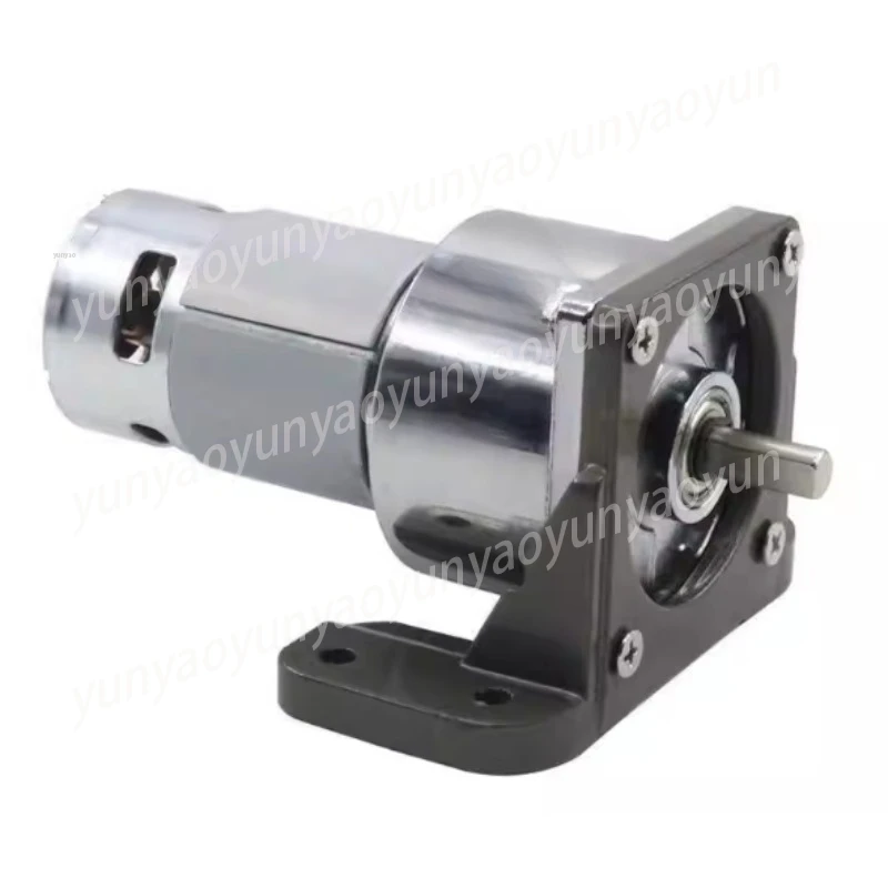 High Torque DC Geared Motor, 12 Volt/24 Volt 35 Watt Speed Motor, Low Speed Geared Motor for Handmade Projects