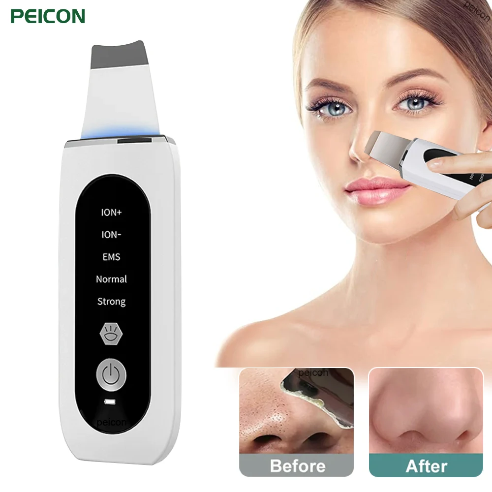 بالموجات فوق الصوتية الجلد الغسيل مسام الوجه التنظيف العميق الوجه رفع العناية بالبشرة بالموجات فوق الصوتية تقشير مزيل الرؤوس السوداء منظف الوجه #1