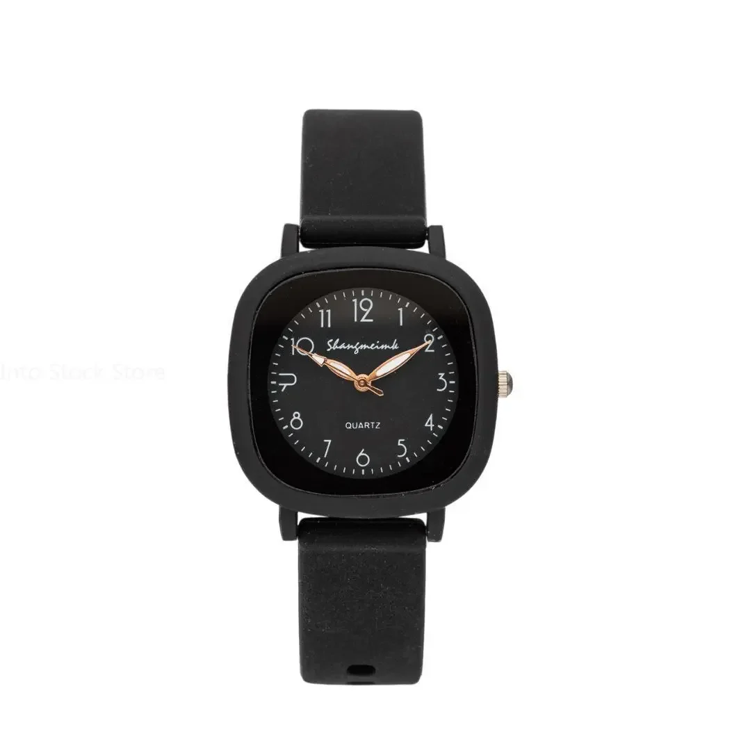 韓国-女性用クォーツ時計,女性用腕時計,シリコン腕時計,ギフト,直送,ファッション