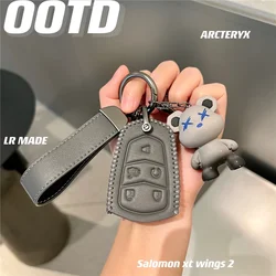 Leather Car Key Case For Cadillac ATS CT6 CTS DTS Escalade ESV SRX STS XTS 28T XT5 28E XT4 XT6 ATS-L CT5 CT4 Keychain Interior