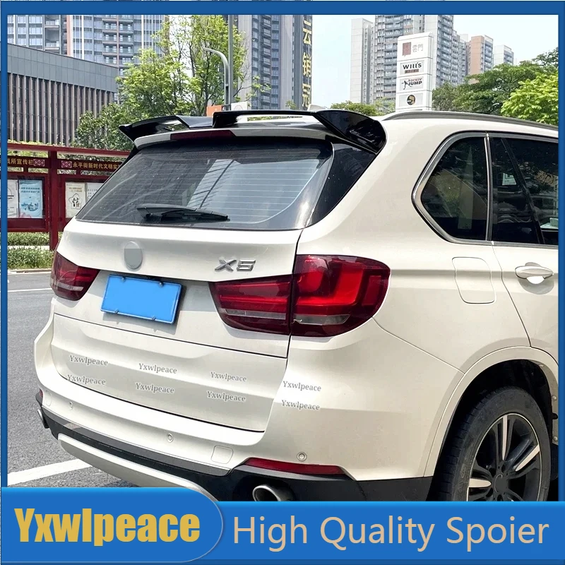 

For BMW X5 F15 Spoiler 2014 2015 2016 2017 2018 ABS Plastic Unpainted Color Rear Roof Spoiler Trunk Wing Body Kit Accessories