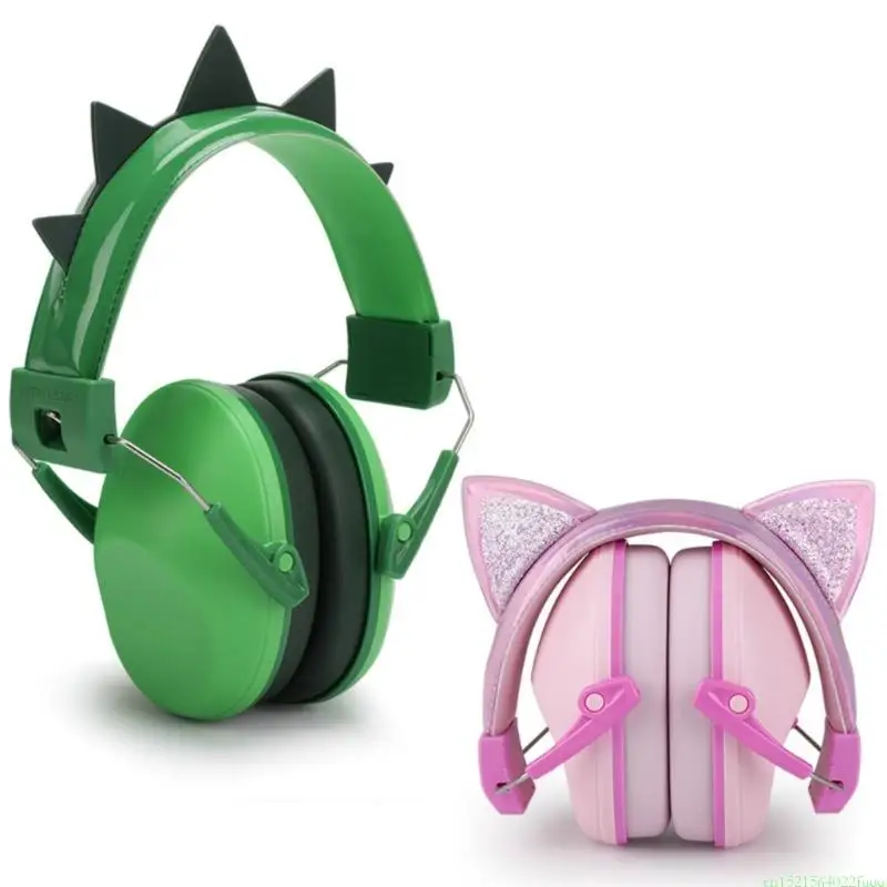 

T8WC Children Hearing Protections Earmuffs Hearing Protectors 28dB Noise Cancelling Headphones for Studying Concerts