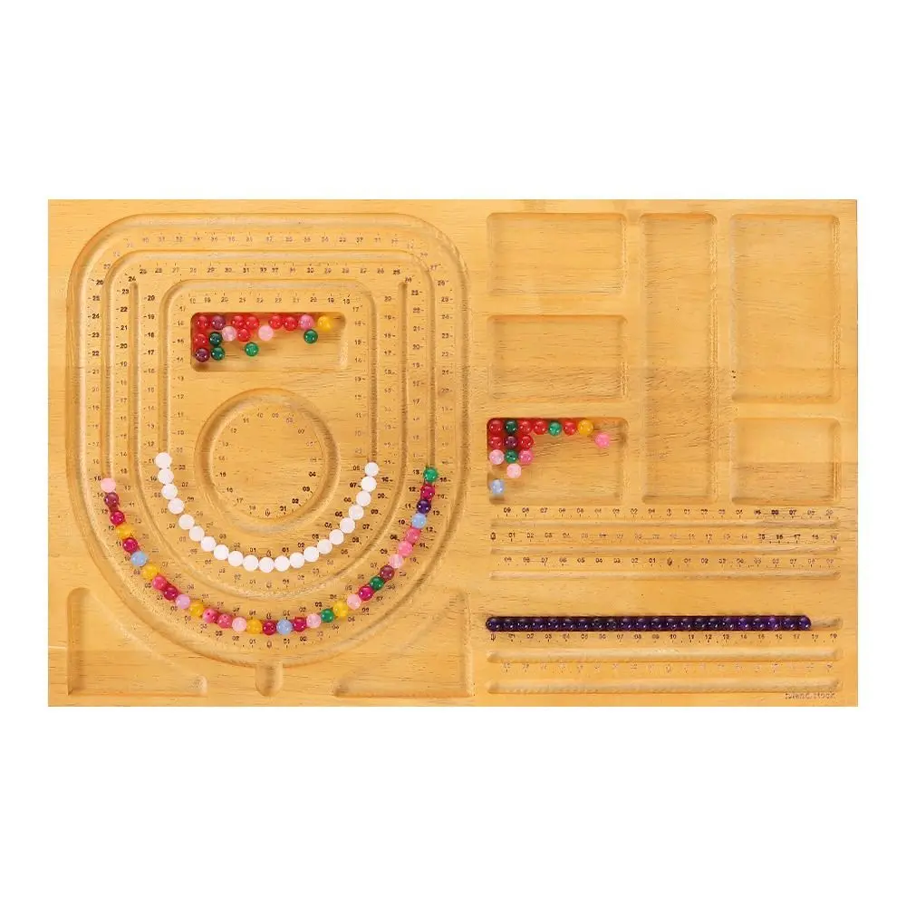 

Bamboo Combo Beading Board for Jewelry Bracelet Necklaces Making Beading Mats Trays Storage Organizer Jewelry Making Tool