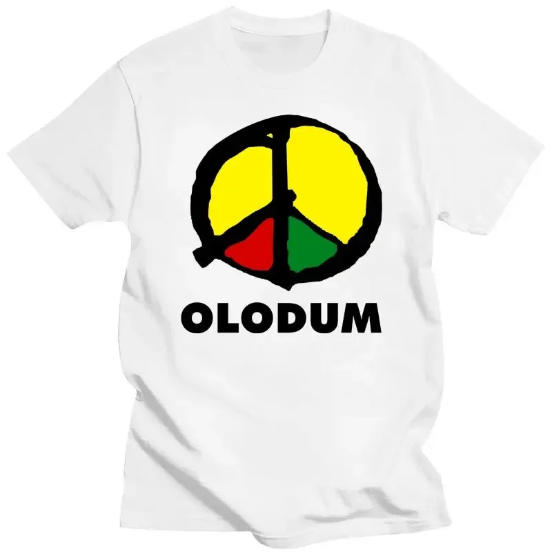 Мужская одежда OLODUM, Бразильская музыка, ретро мир, логотип, мужская белая футболка, размеры от S до 3XL