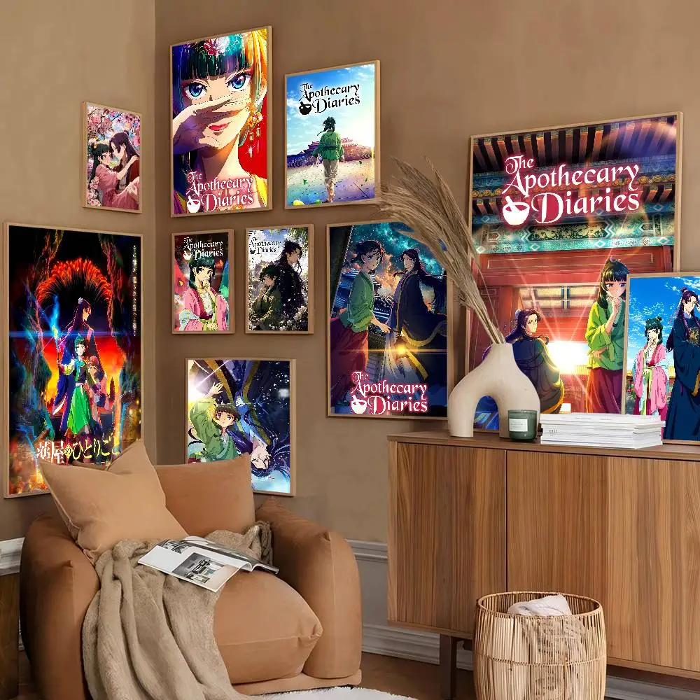 The Apothecary Diaries Anime Classic Anime Poster Waterproof Paper Sticker Coffee House Bar Room Wall Decor