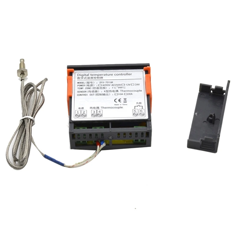 ZFX-7016K Intelligent High Temperature Controller Digital Thermostat Regulator 999 Degree Oven Control Switch