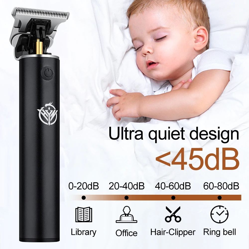 

Hiena home appliance black hair clipper household silent hair absorption function high power easy to use genuine gift box: