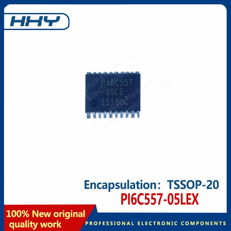 10pcs  The PI6C557-05LEX clock generator is packaged with TSOP-20