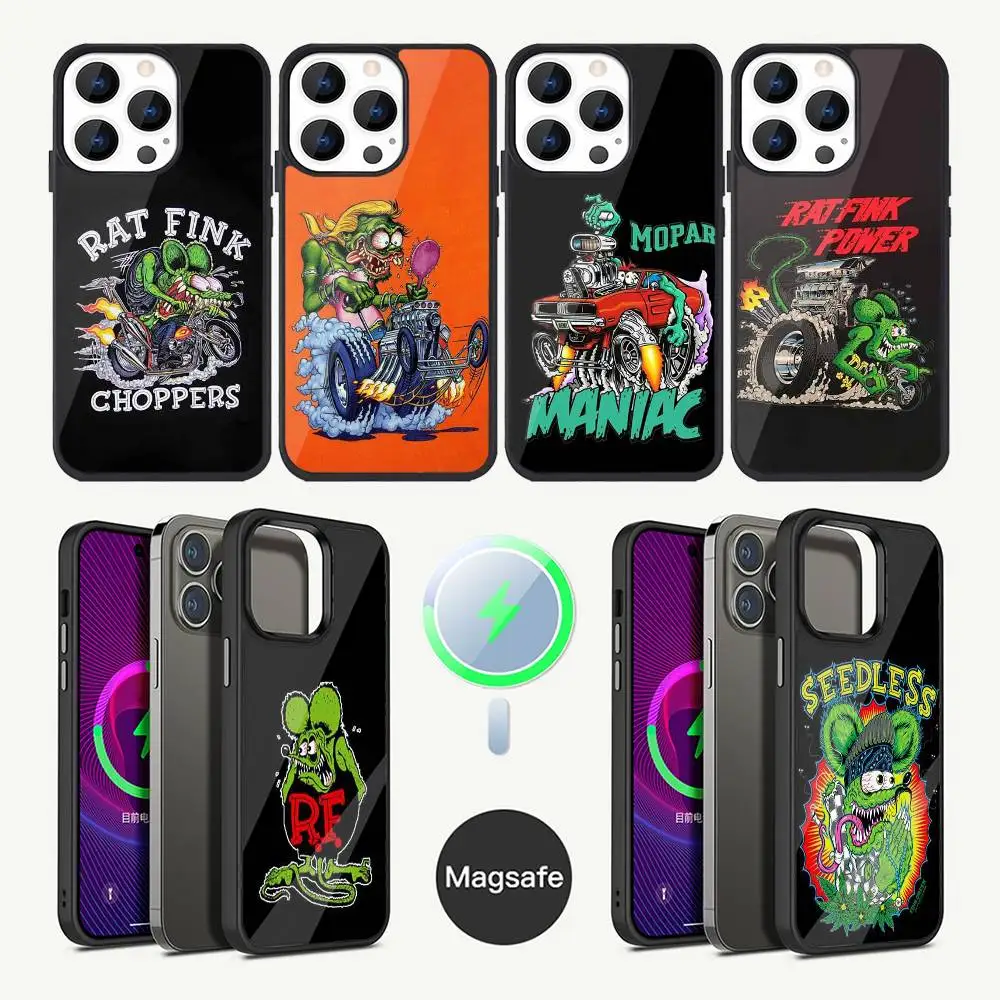 

T-Tales Of The Rat Fink Phone Case For iPhone 17,16,15,14,13,12,11,Plus,Pro,Max Mini Magsafe Magnetic Wireless Charging