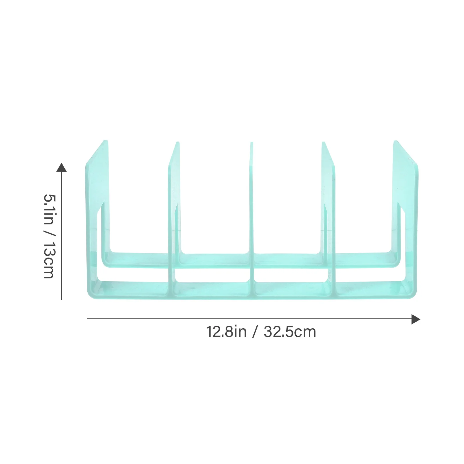 4-Section File Document Rack for Desktop Office Folder Document Holder Holder Storage Desktop File Organizer Tray