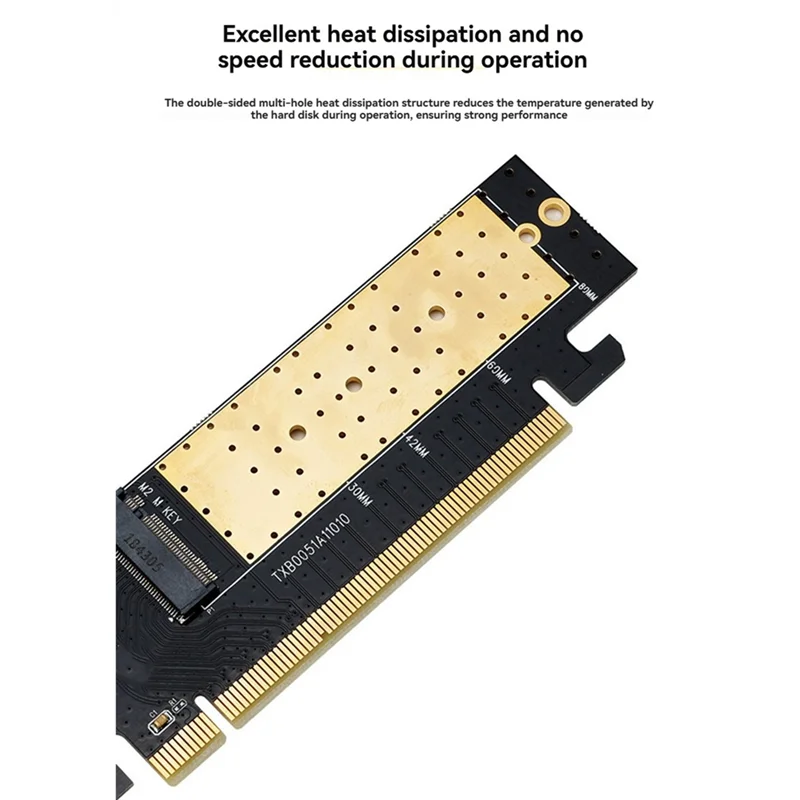 Хорошо сделано-М. 2. Карта расширения жесткого диска Pcie 3.0X16 Карта адаптера Nvme Высокоскоростной M2 Модуль расширения твердотельного жесткого диска SSD