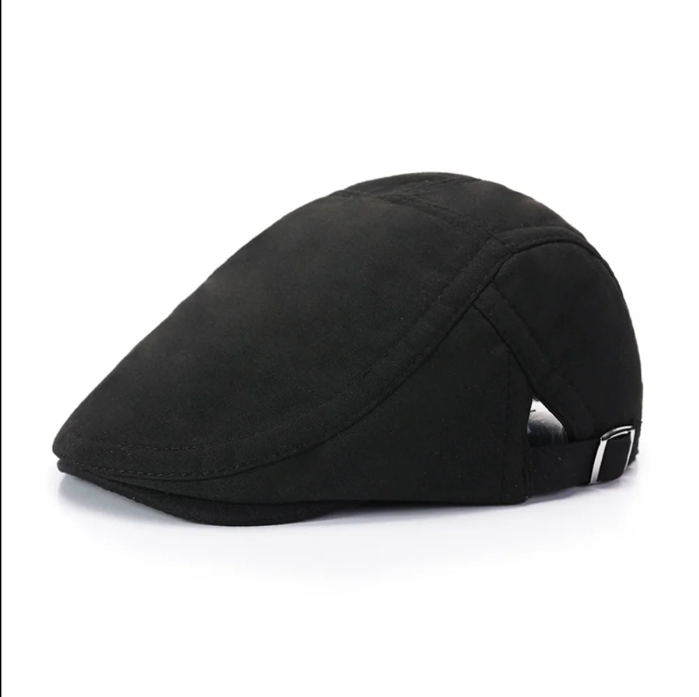 2025 New fashion solid color beret men\'s women\'s Warm Wild hat Spring and Autumn cotton berets hip hop hats casquette