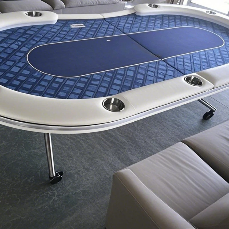 

Poker table chess room chips playing cards folding countertop tablecloth color movable