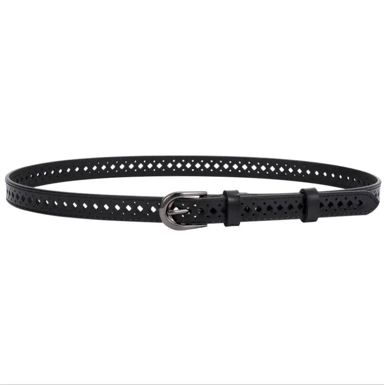 Nieuwe Vrouwen Riem Mode Riem Vrouwen Hollow Lederen Riem Naald Gesp Designer Riemen Vrouwen Hoge Kwaliteit