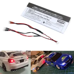 LED White & Red for Kyosho Mini-Z Mosquito Cart AWD MA020 MR03 FWD RWD 4X4 Climbing Car Sport Car Light