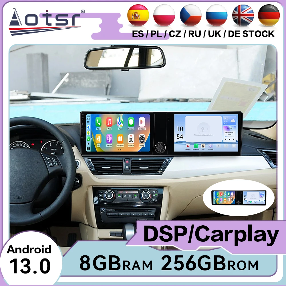 

10.1‘’ Multimedia Receiver Android Auto For BMW X1 2010~2014 GPS Navigation Automotive Stereo Car Radio Head Unit Offline Maps