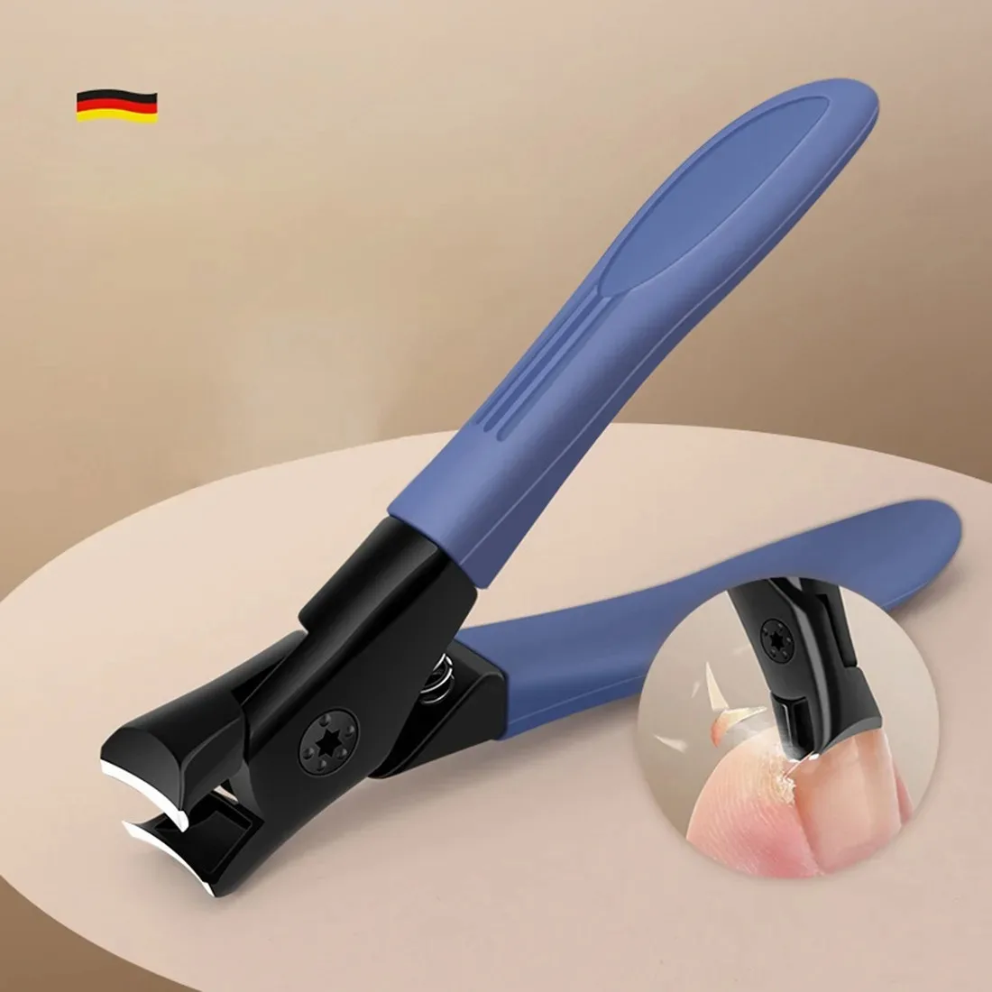 Cortador De Unhas Largo Resistente A Respingos Para Unhas Falsas Ferramentas De Pedicure De Unhas Grossas Imprensa Em Unhas Ferramentas Cortadores De Manicure Profissional