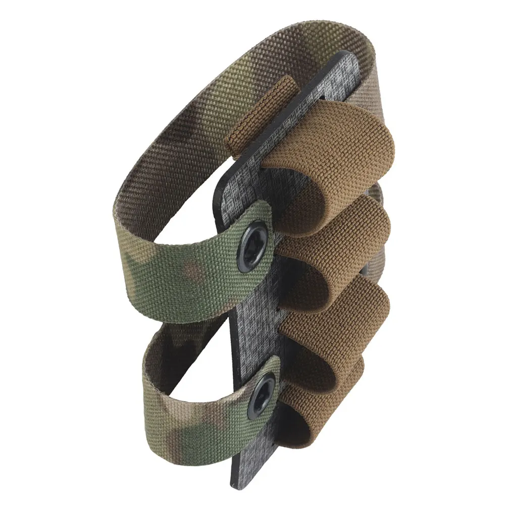 4 Rounds ST Shell Sleeve Storage Card Strip Tactical Shotgun Shell Holder for 5.56/7.62 Magazine Pouch Fixed Case Expansion view 2