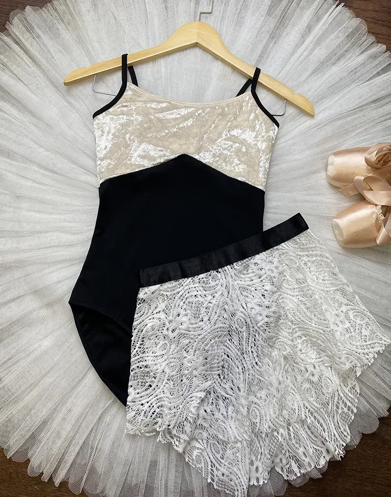 الباليه ملابس رقص الجمباز النساء 2024 جديد أنيق المخملية الباليه سترة الملابس سيدة الرقص فريق الجمباز المعطف