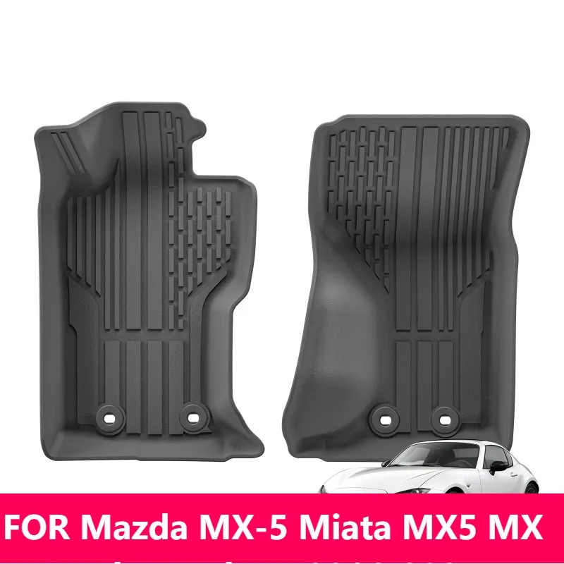 

Для Mazda MX-5 Miata MX5 2016-2024 TPE 3D коврики и подкладка багажника черный