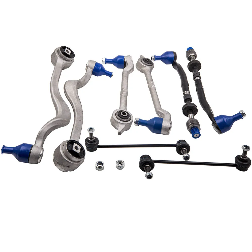 Front Axle Upper Lower Suspension Control Arm Set For BMW 5 Series E39 1995-2004