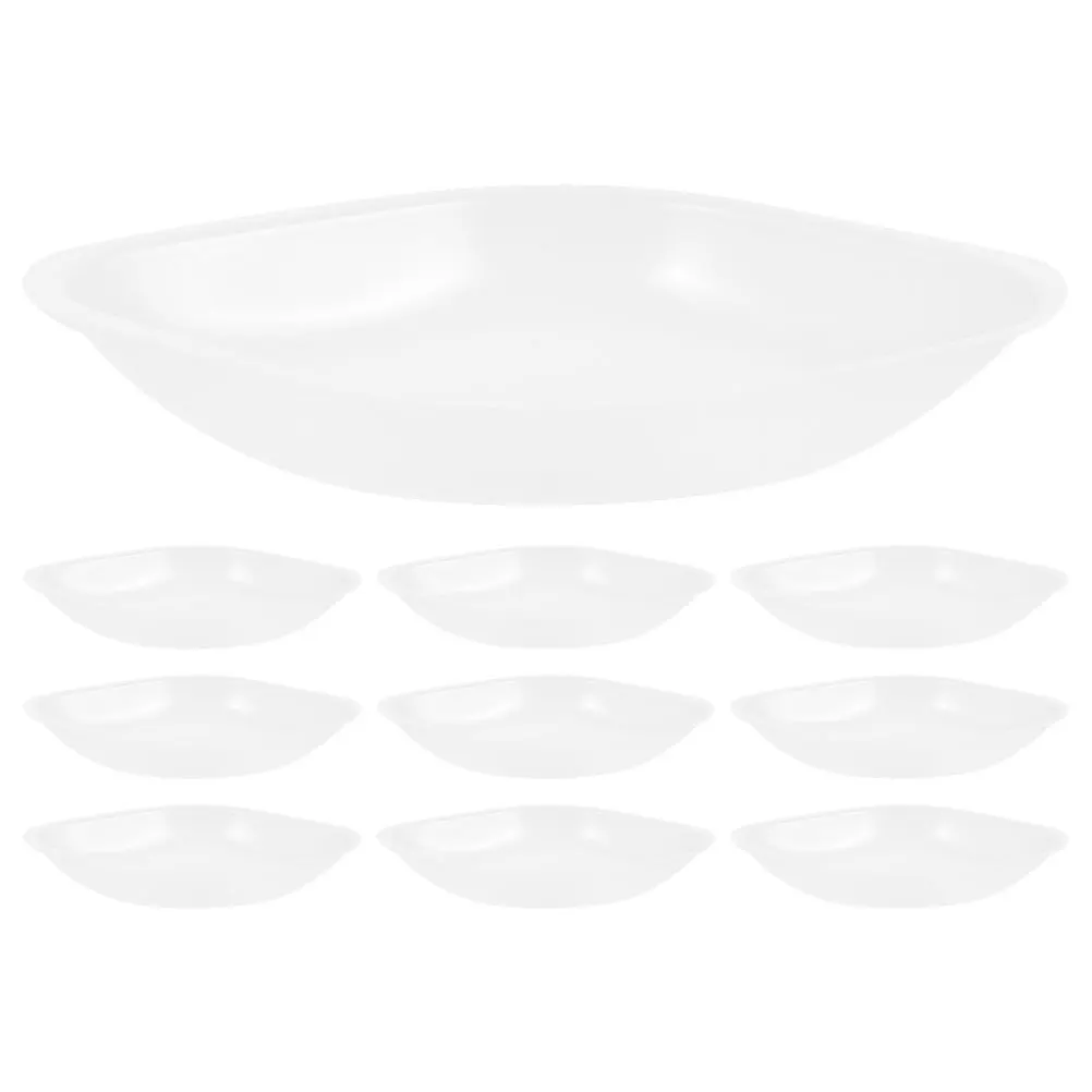 

10pcs Diamond Shaped Weighing Boats Sturdy Weighing Trays Portable Sample Storage Plates Stackable Lab Equipment 100Ml