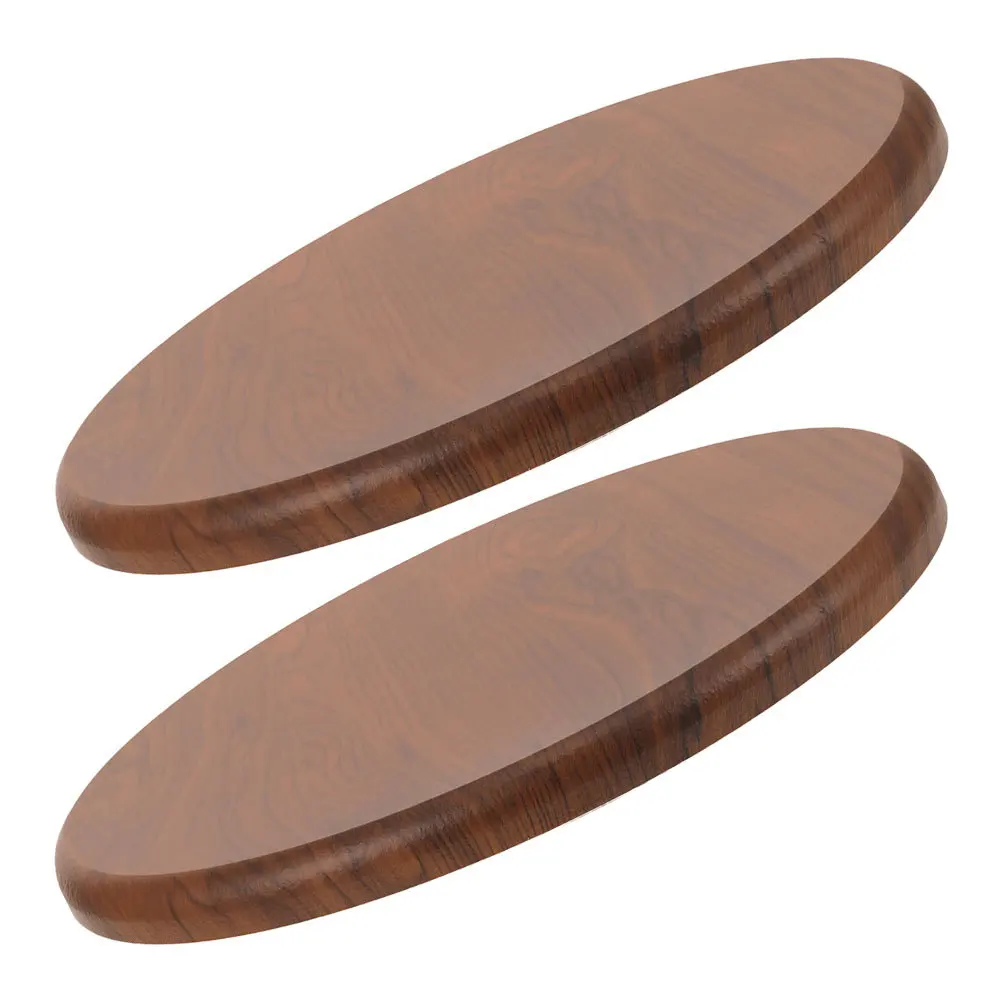 

2Pcs Wooden Stool Surface Replacement Solid Wood Round Seat Cover Bar Stool Repair Part Chair Seating Cushion for Home Bar