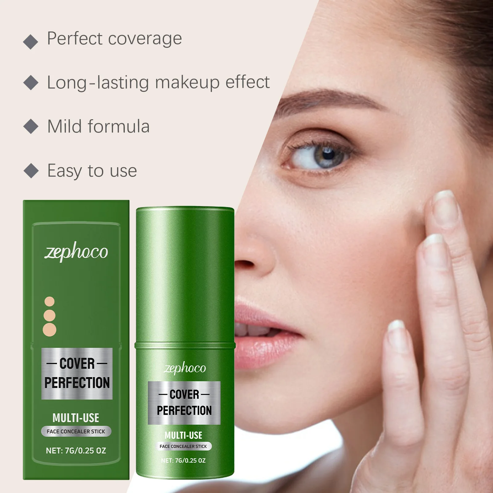 Fond de teint correcteur, couverture complète, finition mate, imperméable pour l'acné, léger, crémeux, Contour, maquillage, contrôle de l'huile