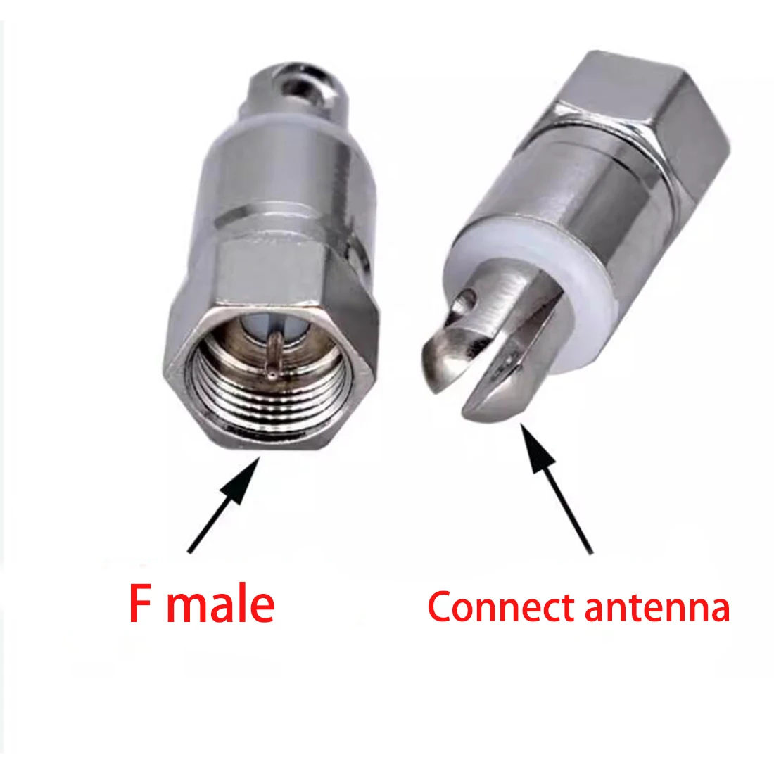 1Pc F Type Male Plu…