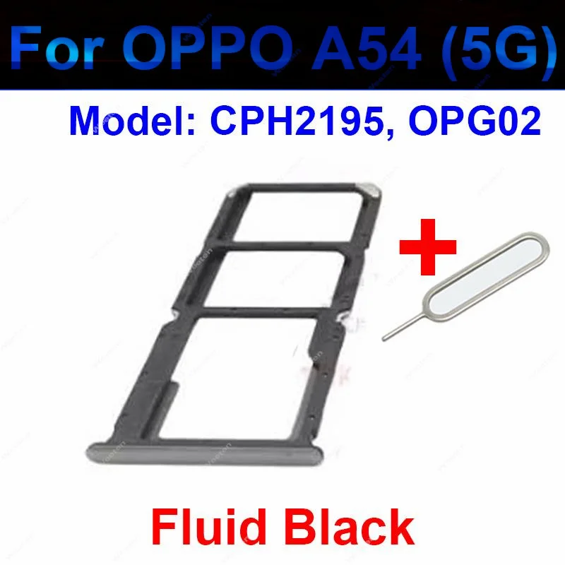 Sim Card Tray Holder For OPPO A54 A54s A55 A55s 4G 5G Dual Sim SD Card Slot Reader Adapter Replacement Repair Parts  A54