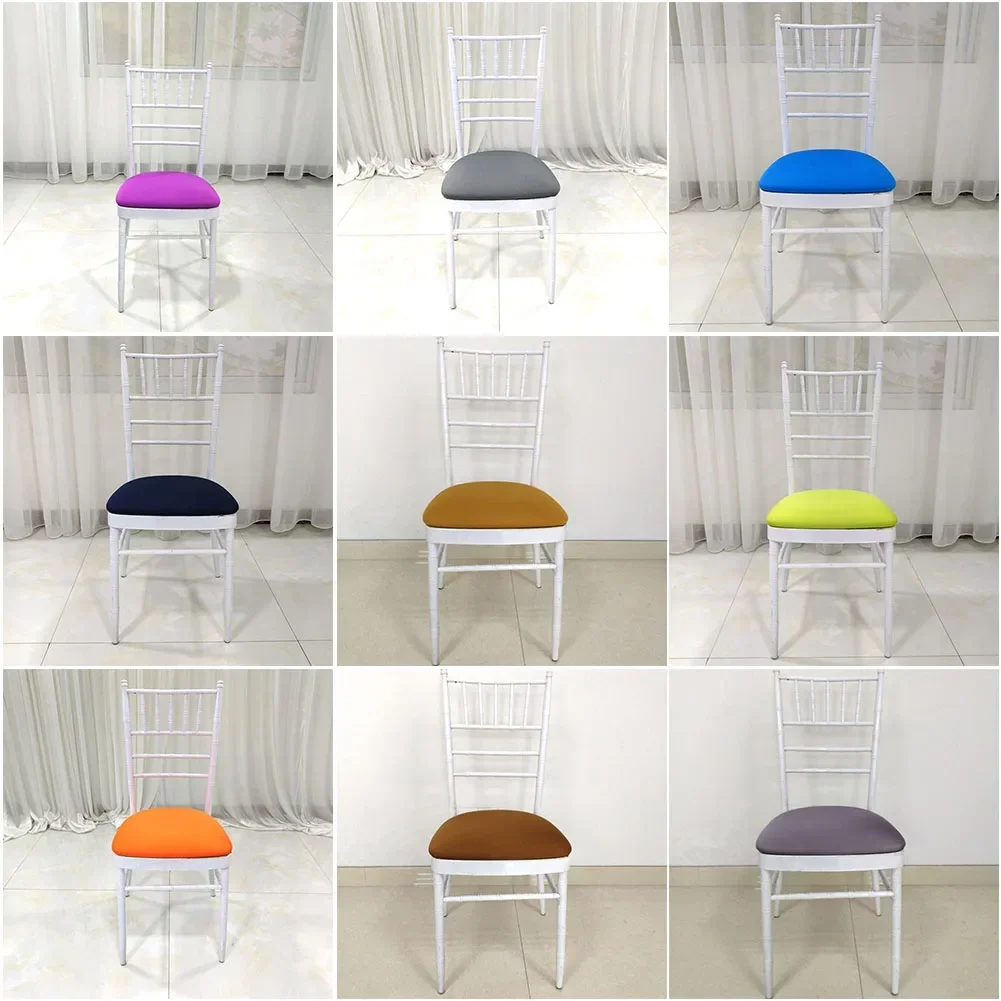 Removable Spandex Elastic Chair Cover Dining Room Chair Hood Polyester And Spandex Seat Case For Chair Dimension 50x50cm