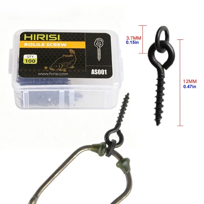 Black Carp Bait Screw Locating Peg Bait Stop For Floating Pop Up Bait Beads European Style Lake Carp Fishing Tackle Accessories