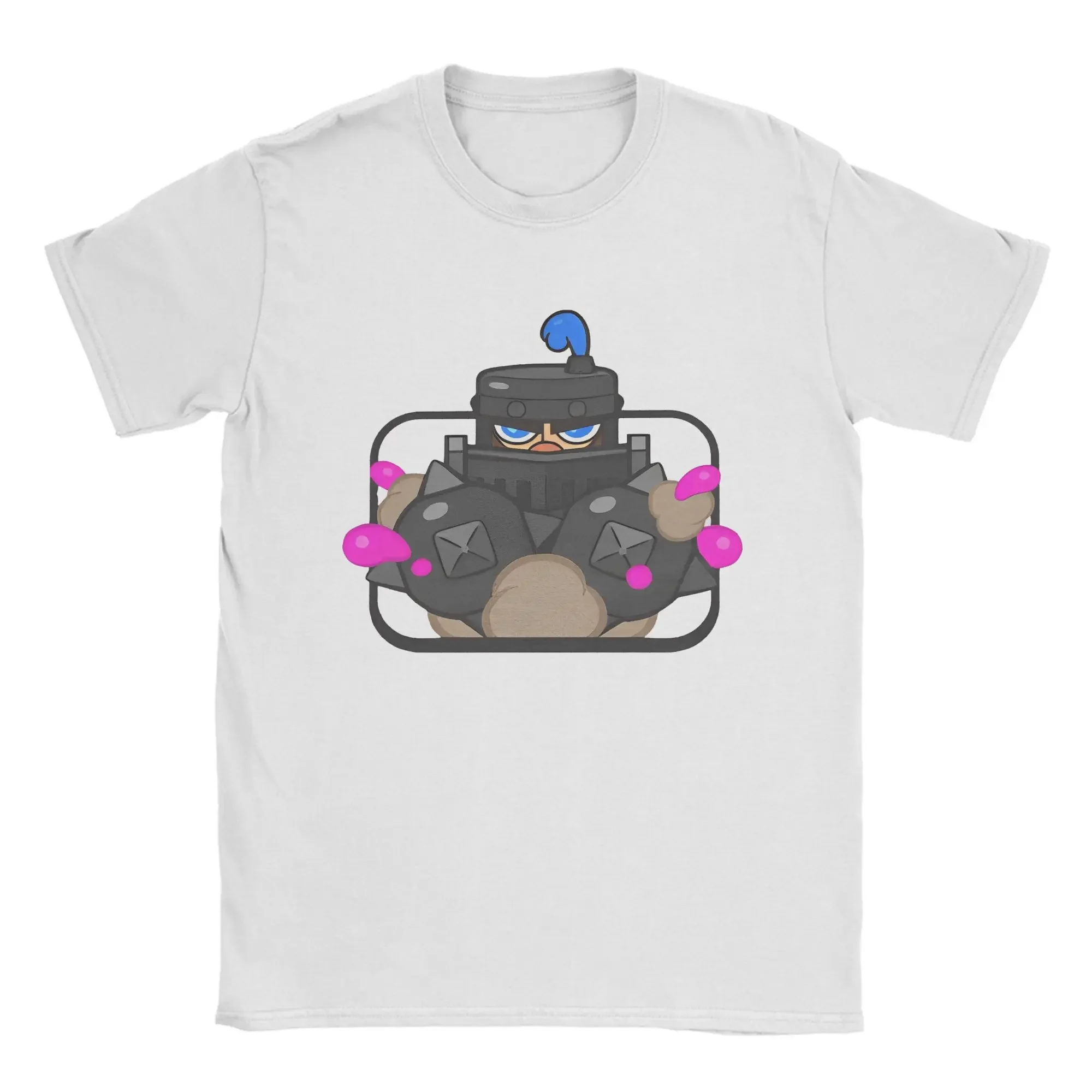 

Muscle Flex Graphic Tee Breathable Cotton Short Sleeve T-Shirt Casual Round Neck Men's Top