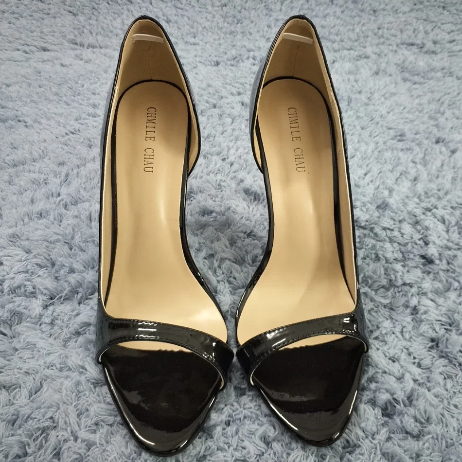 【Measure your feet length before order】Luxury Designer Women Sexy Pumps Stiletto High Heel Sandals Fetish Banquet Shoes 0640C-Q