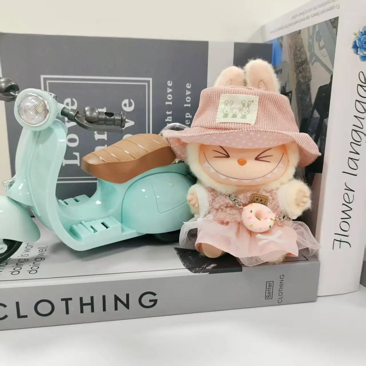 Ubranka dla mini lalek, akcesoria dla koreańskich idolów Kpop Exo, pasujące na lalki Labubu Idol 15-17 cm, bawełniany strój wymienny dla lalek 10cm, prezent odzieżowy.