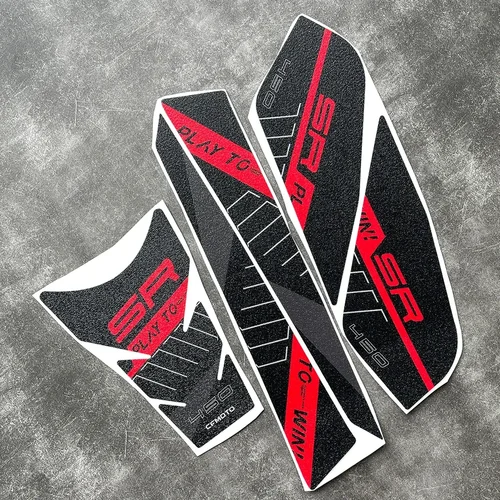 Imagen 2 del producto Almohadilla de tanque de combustible para motocicleta CFMOTO 450SR, pegatinas 3M esmeriladas antideslizantes, modificación de tanque de aceite corporal, calcomanías para Moto y bicicleta, accesorios