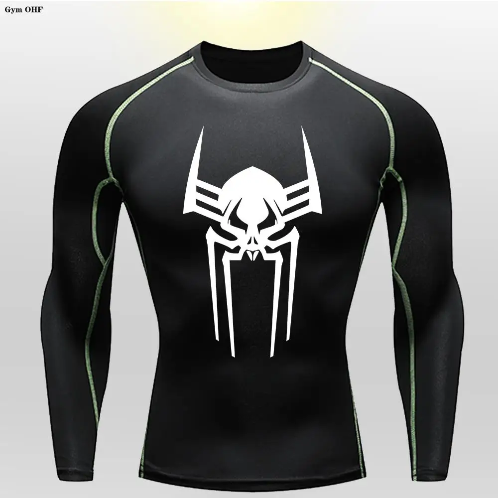 2099 어린이 운동복 티셔츠 어린이 러닝 러쉬 가드 탑 체육관 피트니스 조깅 스포츠 레깅스 압축 티셔츠 소년 반바지