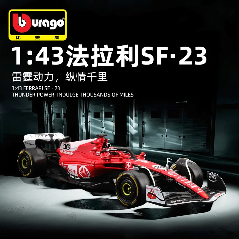 1: 43 Ferrari Lavida F1-23 Car Model Metal Racing Toy Simulation Alloy Model Car Boy Racing Toy Children's Day Birthday Gift