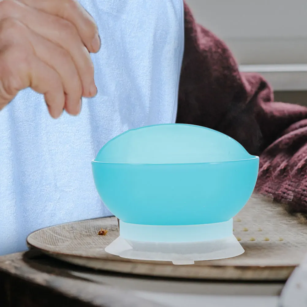 

1 set Care Nursing Cup Bowl Set Non Spill Cups Silica Gel Adaptive Dish Choking Prevent Feeding Tool for Elderly Disabled