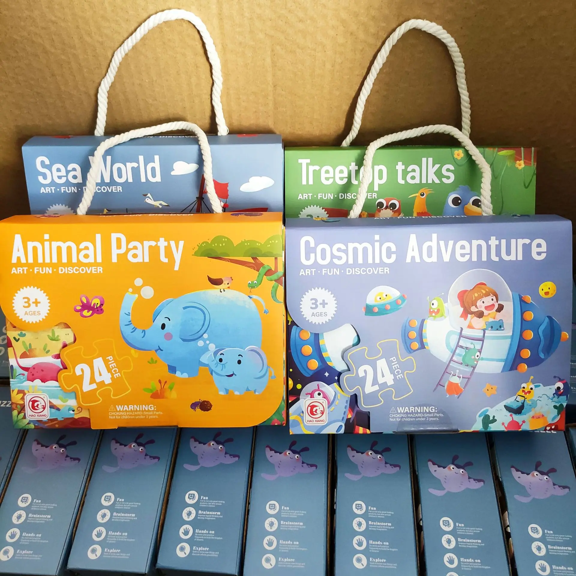 

Kindergarten puzzle toys, Kids Day gifts, cartoon pattern puzzles of cars, oceans, and space