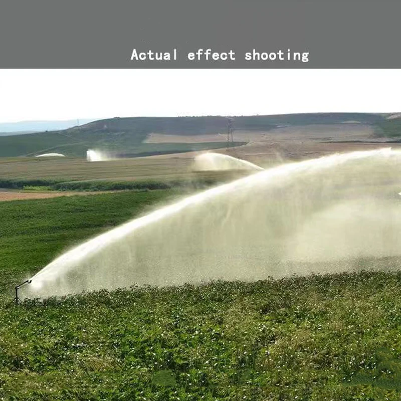 Aspersor de pistola de lluvia grande de Metal fuerte H40 para sistema de riego de tierras de cultivo, nuevo